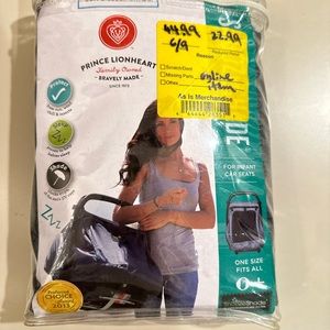 Cover protection for infant carrier car seat cover netting with zipper shade